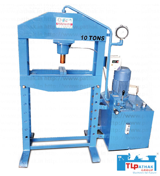 Power Operated Hydraulic Press Machine 10-Ton Manufacturer in Kolkata, West  Bengal – India.